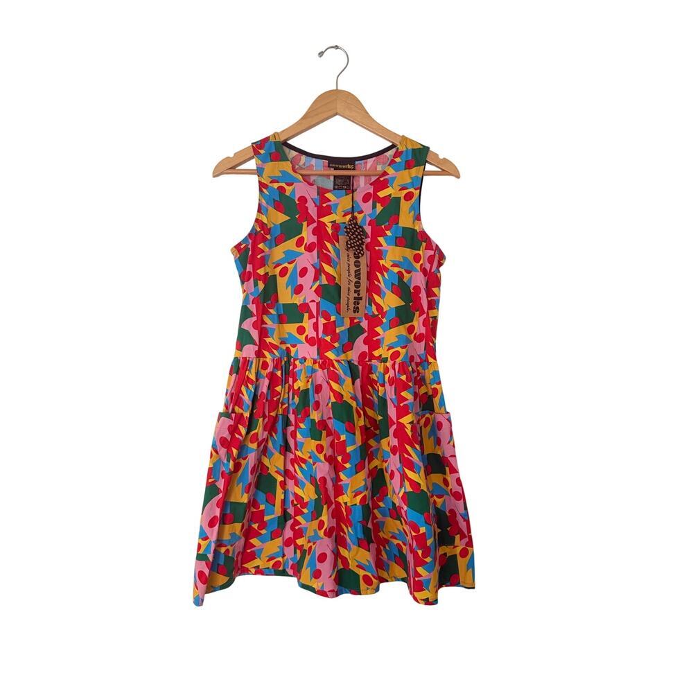 NWT Nooworks Big Pocket Macarena Dress Size Small